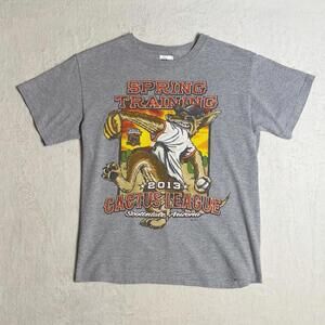 San Francisco Giants Shirt Youth Med Gray MLB Spring Training 2013 Cactus League